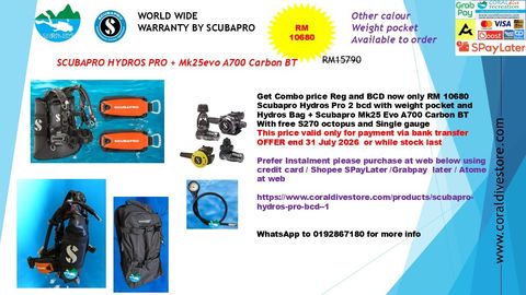 hydros pro2with  POCKET AND MK25 a700 carbon bt