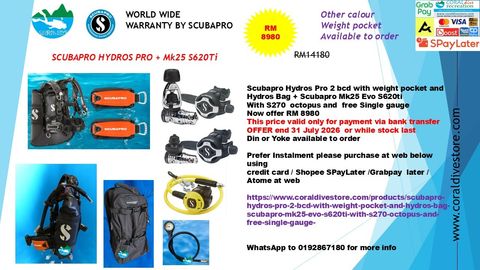 hydros pro2with  POCKET AND MK25 S620TI