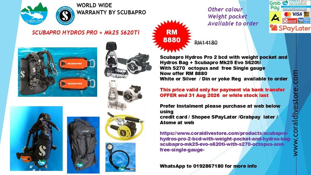 latest hydros pro2with  POCKET AND MK25 S620TI