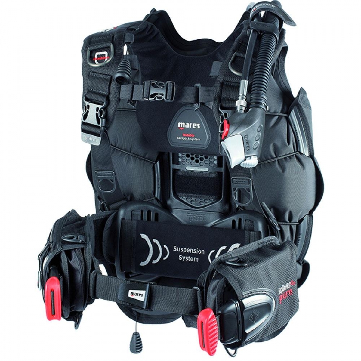 Mares Hybrid Pure BCD with MRS Plus Weight Pockets – CORAL Mares Hybrid Pure BCD with MRS Plus Weight Pockets – CORAL