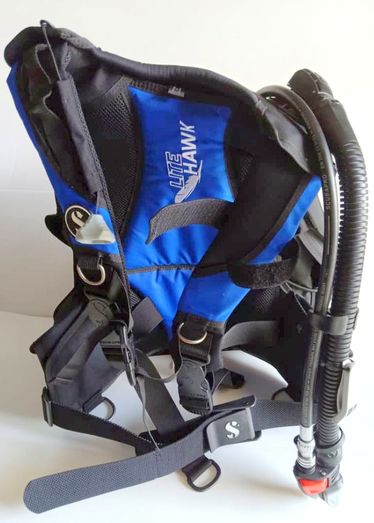 Scubapro Litehawk BCD blue black – Coral Dive Store- Store for scuba ...