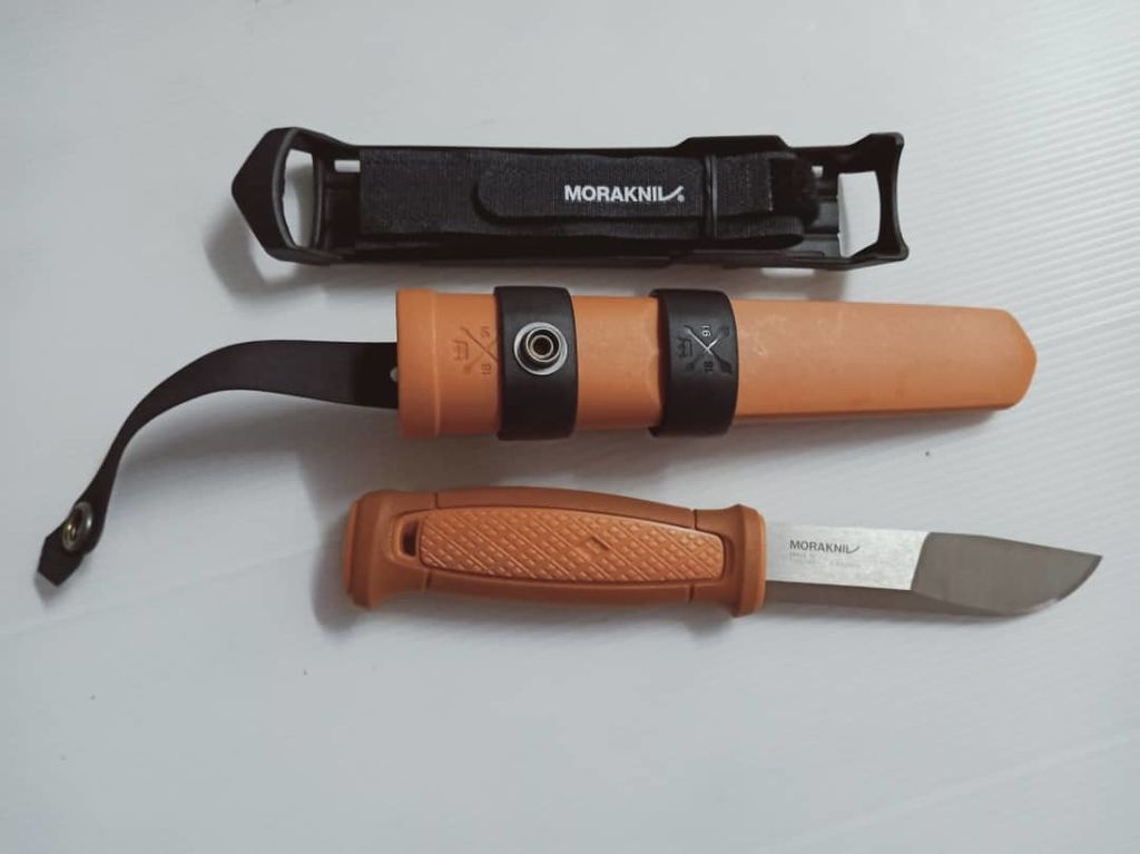 Morakniv Kansbol Burnt Orange with Plastic Sheath