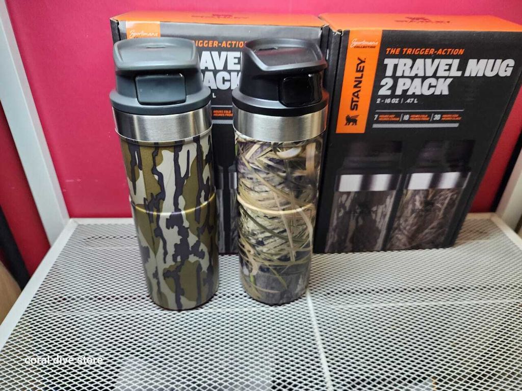 Stanley 16oz. Stainless Steel Leak-Proof Travel Mug - 2 Pack