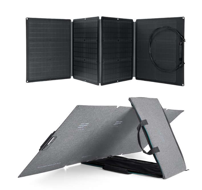 EcoFlow 110W Portable Solar Panel. 1 YEAR WARRANTY – CORAL