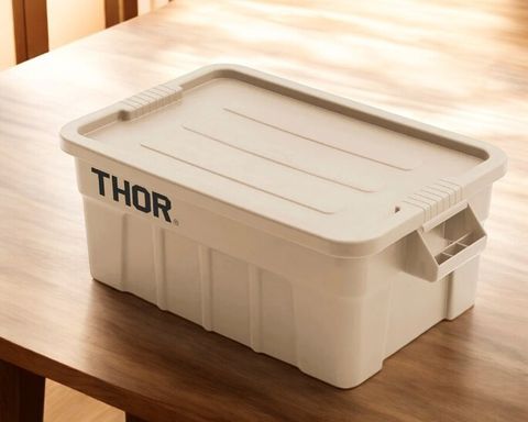 THOR Tote Box With Lid - 53L Medium Capacity Storage Container