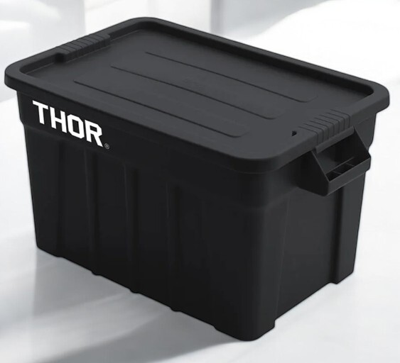 THOR Tote Box with Lid - 75L Large Capacity Storage Container