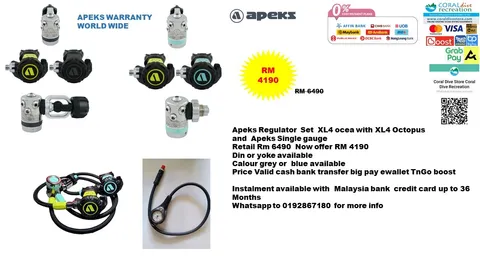 apeks xl4 ocea WITH GAUGe