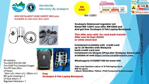 1 sidemount scubapro free stek bag