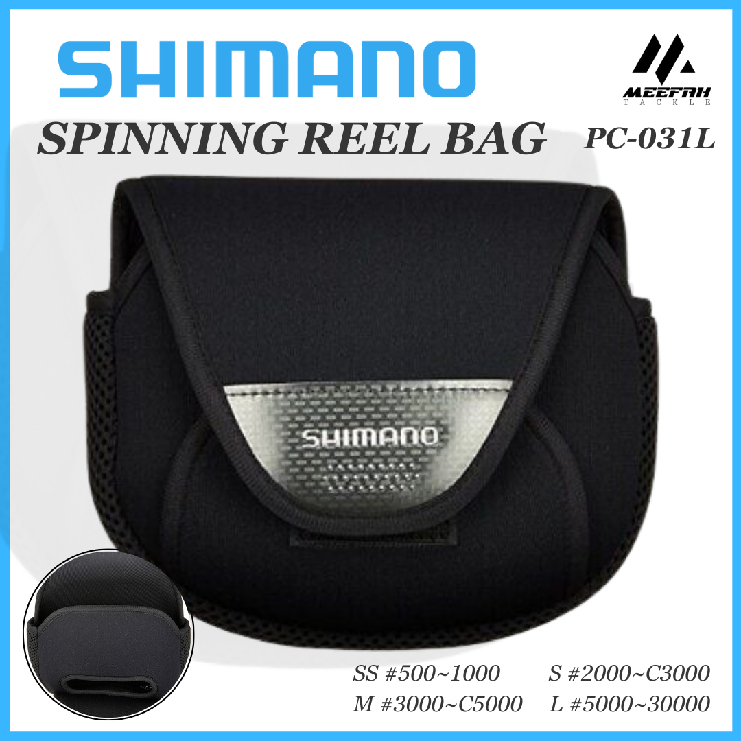SHIMANO PC-031L Spinning Reel Bag - Fishing Reel Bag Beg Mesin