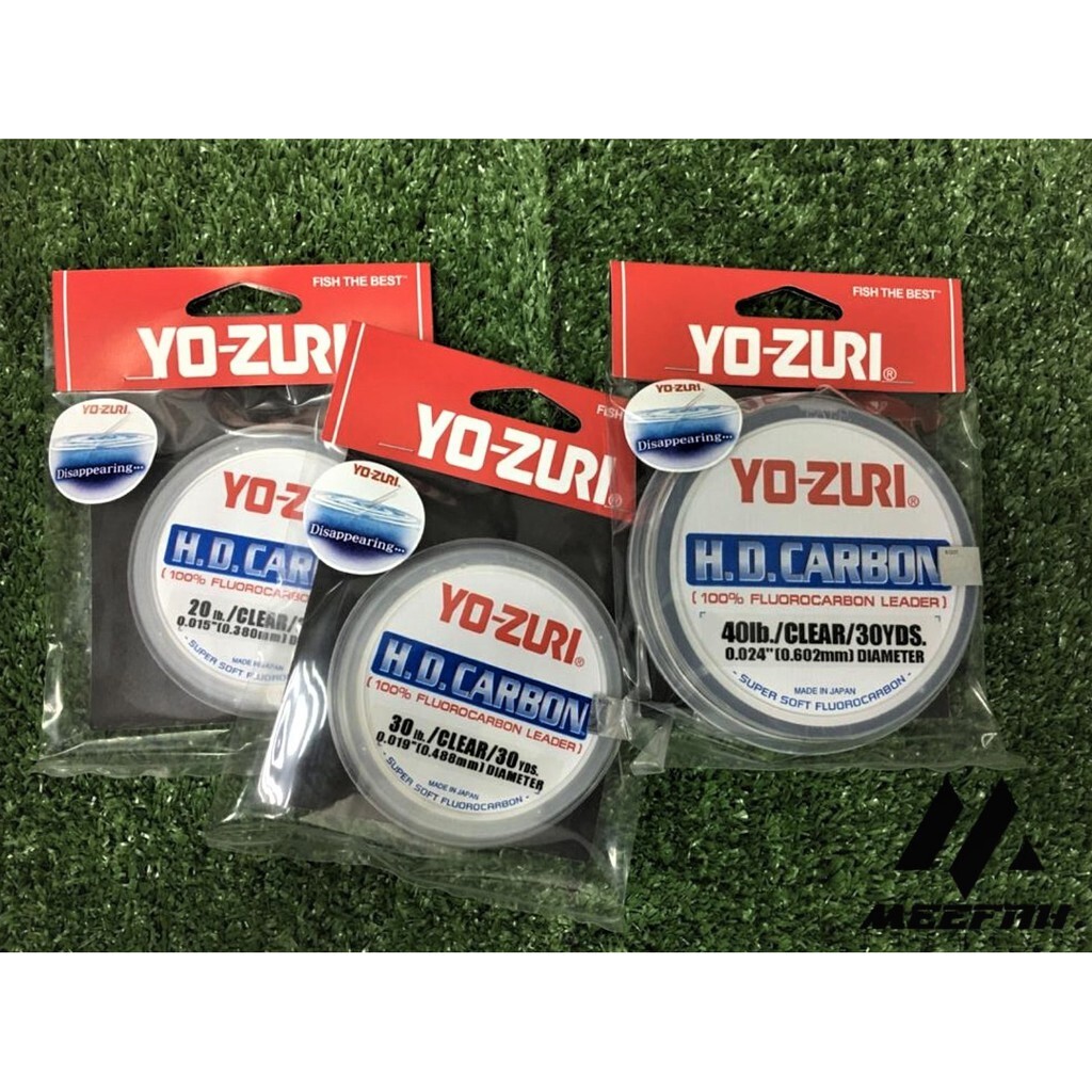 YOZURI H.D. Carbon Clear 100% FC Fluorocarbon Leader MADE IN JAPAN