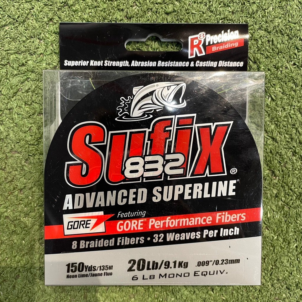 Sufix 832 Advanced Superline - Neon Lime - Braided lines - FISHING