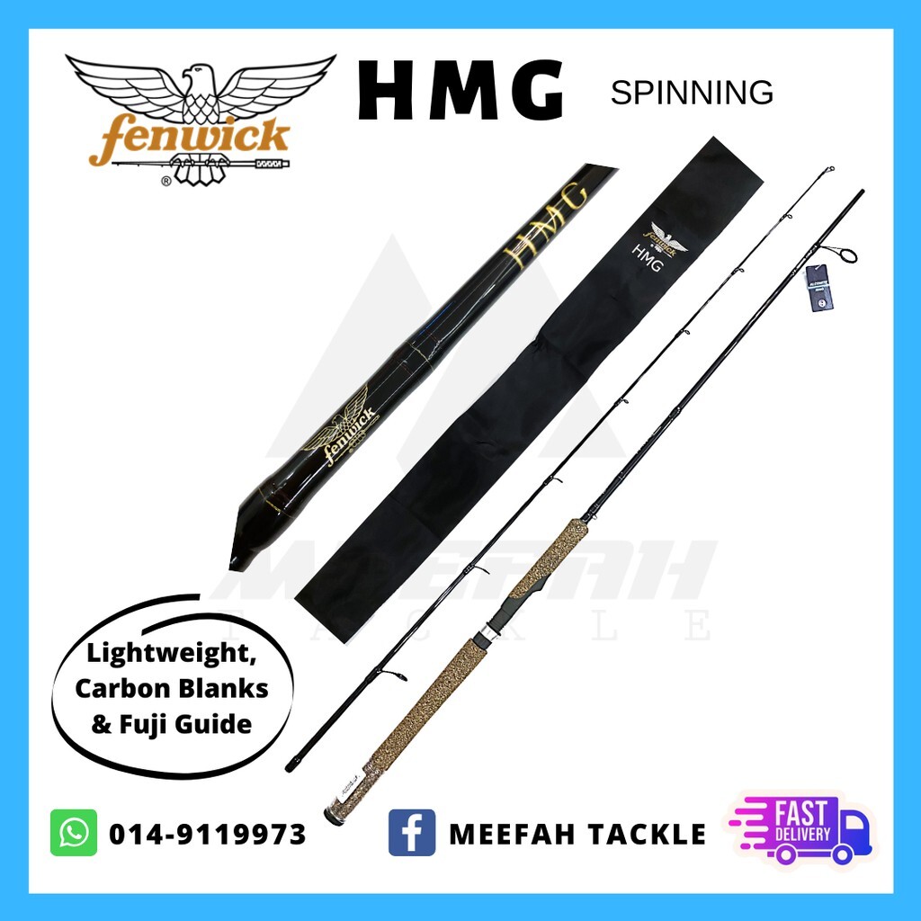 【Meefah Tackle】FENWICK 11' HMG 🔥PVC Pipe🔥 - Spinning Fishing Rod Pancing