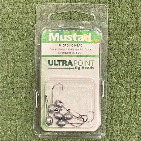 Mustad Micro Jig Head 0.8g , 1.5g & 2.5g Model JH32891 / Fishing