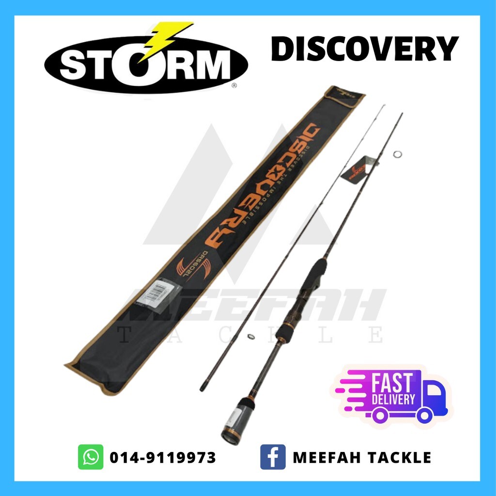 NEW 2021 Storm Discovery 🔥PVC Pipe🔥 - Baitcasting / Spinning Fishing Rod  Pancing