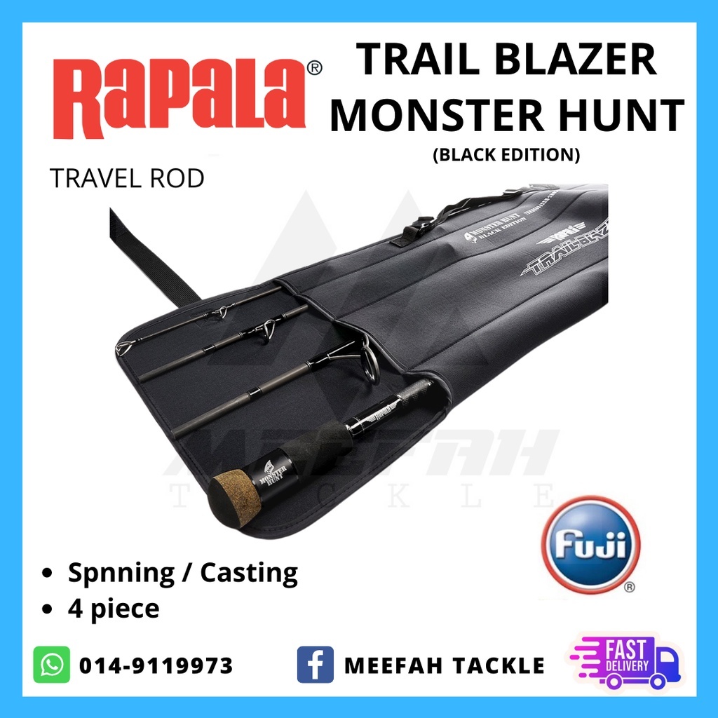 Meefah Tackle】Rapala Trail Blazer Monster Hunt (Black Edition