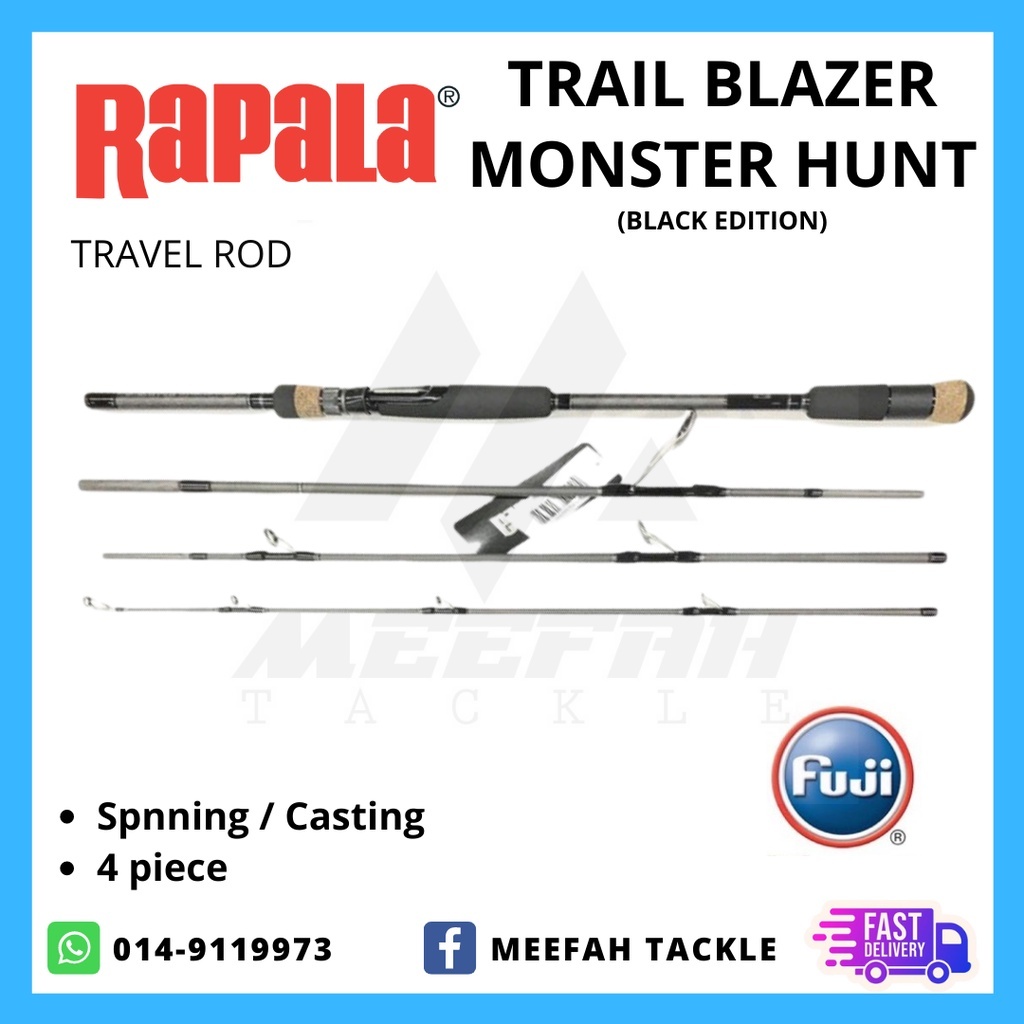 Meefah Tackle】Rapala Trail Blazer Monster Hunt (Black Edition