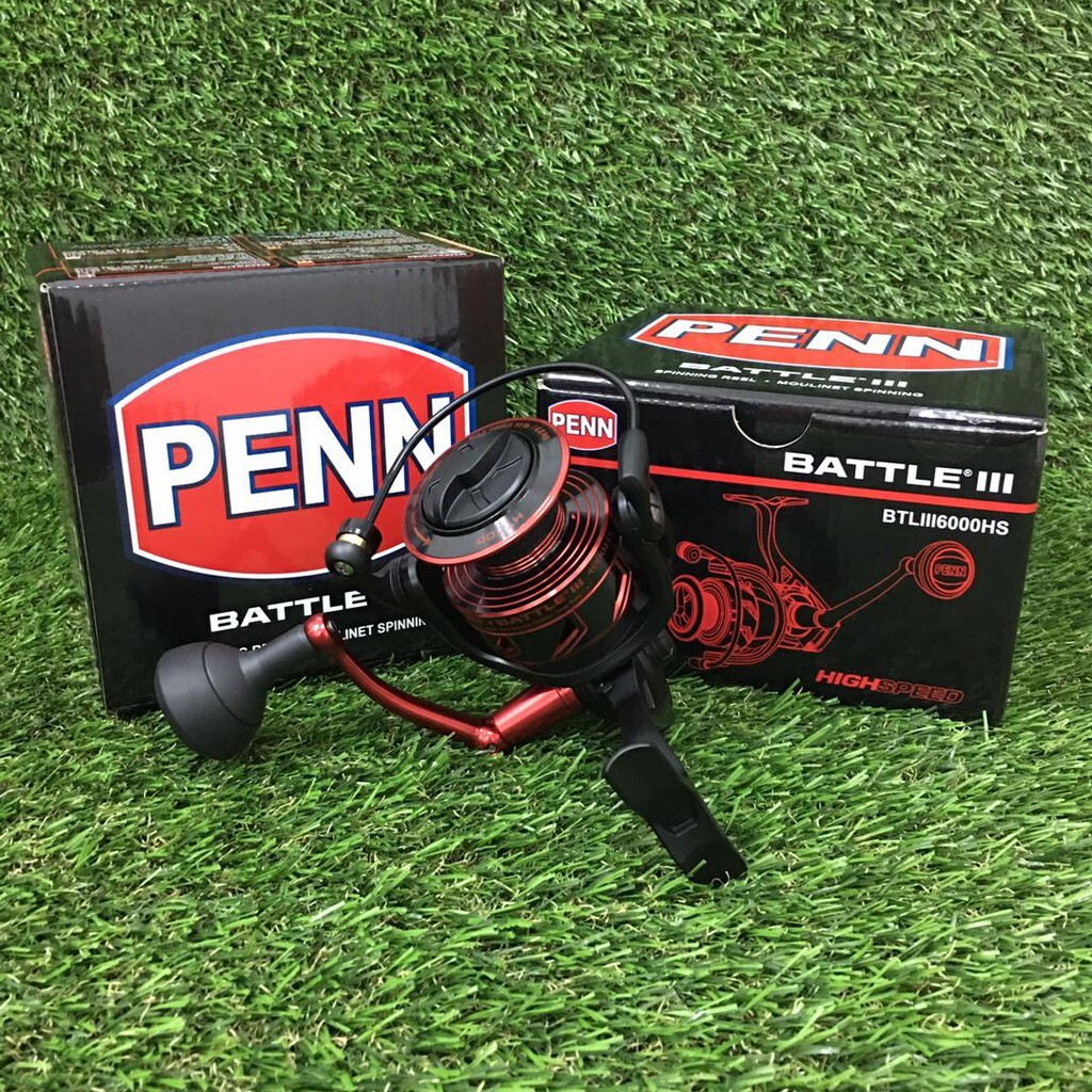 Penn - Battle III HS ( High Speed) Spinning Reel + Free Gift