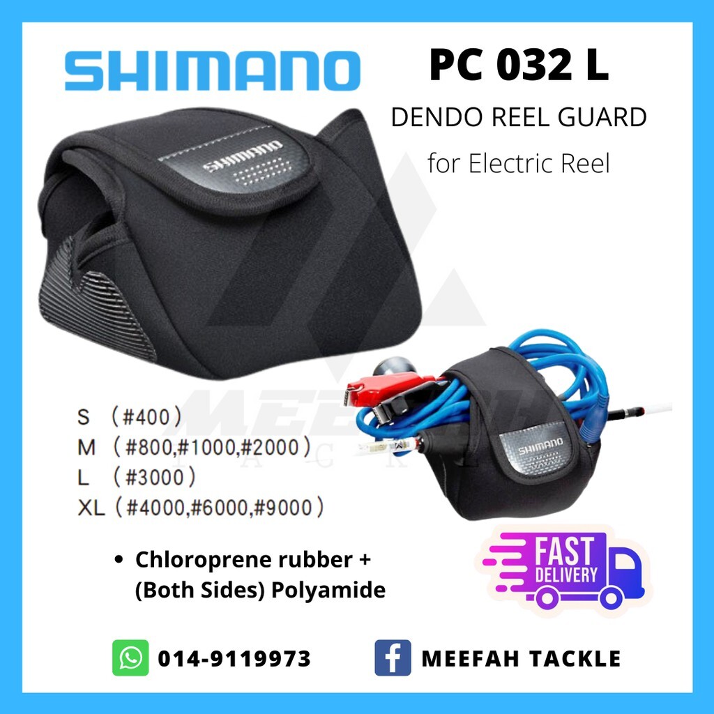 Original Shimano PC 032L Dendo Reel Guard - Electric Fishing Reel Case Bag  – Meefah Tackle