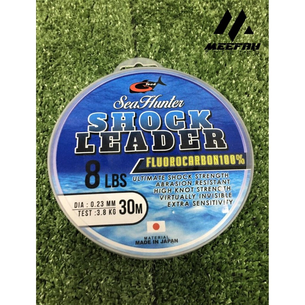 LINE,G-TECH SEA HUNTER SHOCK LEADER 100% FLUOROCARBON LINE 30M