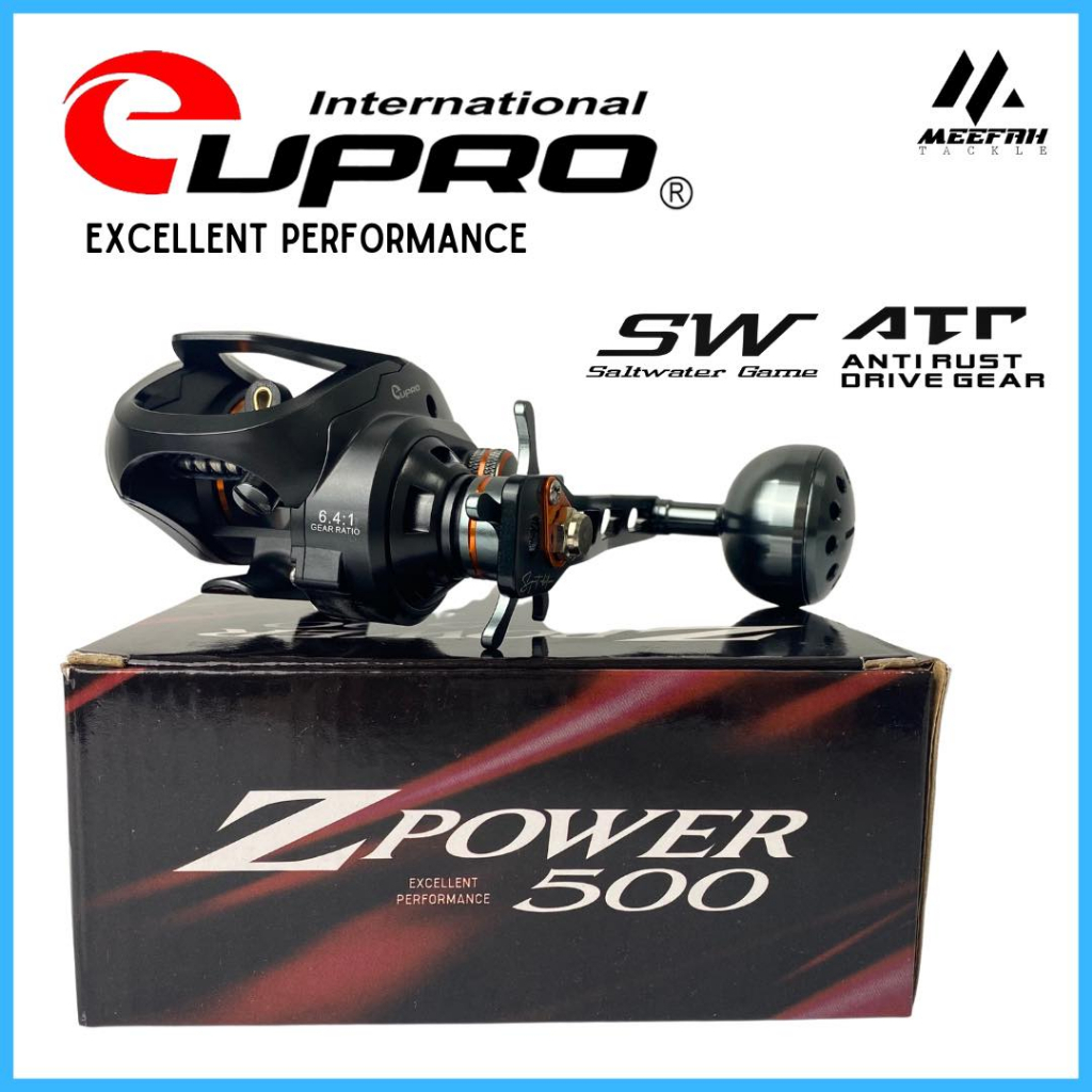 EUPRO Z POWER 500 FREE GIFT Fishing Baitcasting Reel Mesin Pancing