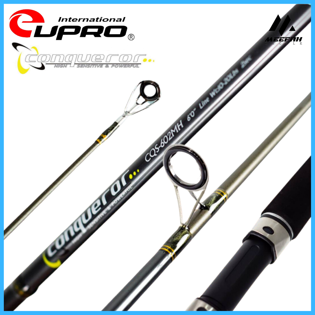 EUPRO CONQUEROR INCLUDE PVC Fishing Spinning Rod Pancing – Meefah