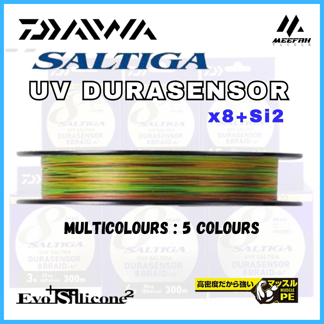 DAIWA UVF SALTIGA DURASENSOR X8 + Si2 SENSOR 12 Braid EX +Si