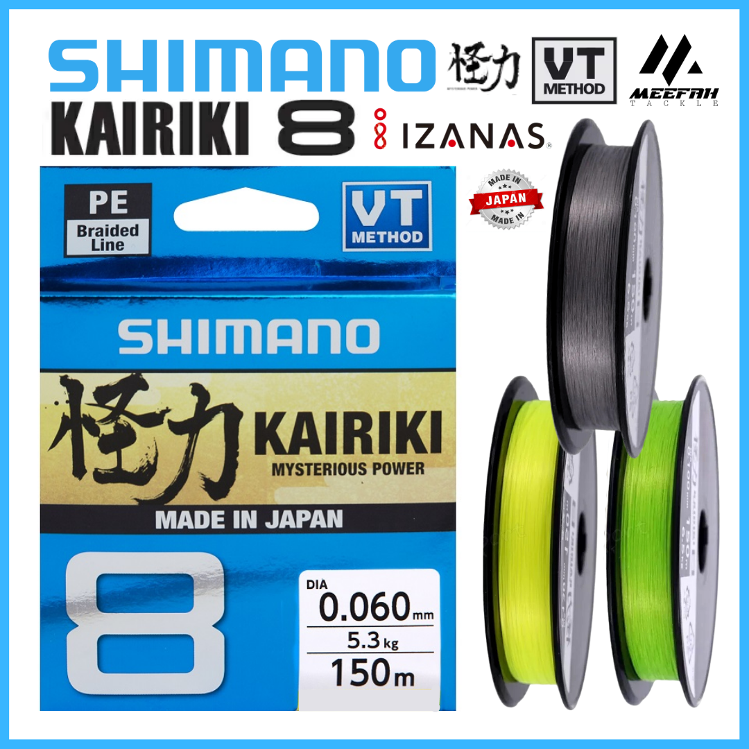 SHIMANO KAIRIKI 8 0.20MM MANTIS GREEN