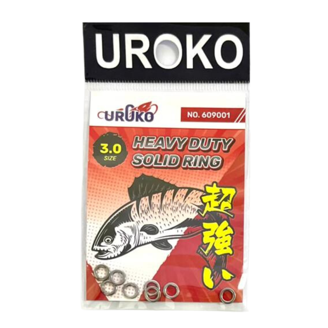 UROKO HEAVY DUTY SOLID RING - Fishing Accessories Solid Ring Pancing –  Meefah Tackle