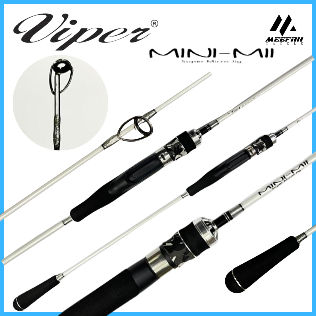 VIPER Mini MII SW Super Micro Jigging Rod 🔥INCLUDE PVC🔥 - Fishing Rod  Joran Pancing – Meefah Tackle