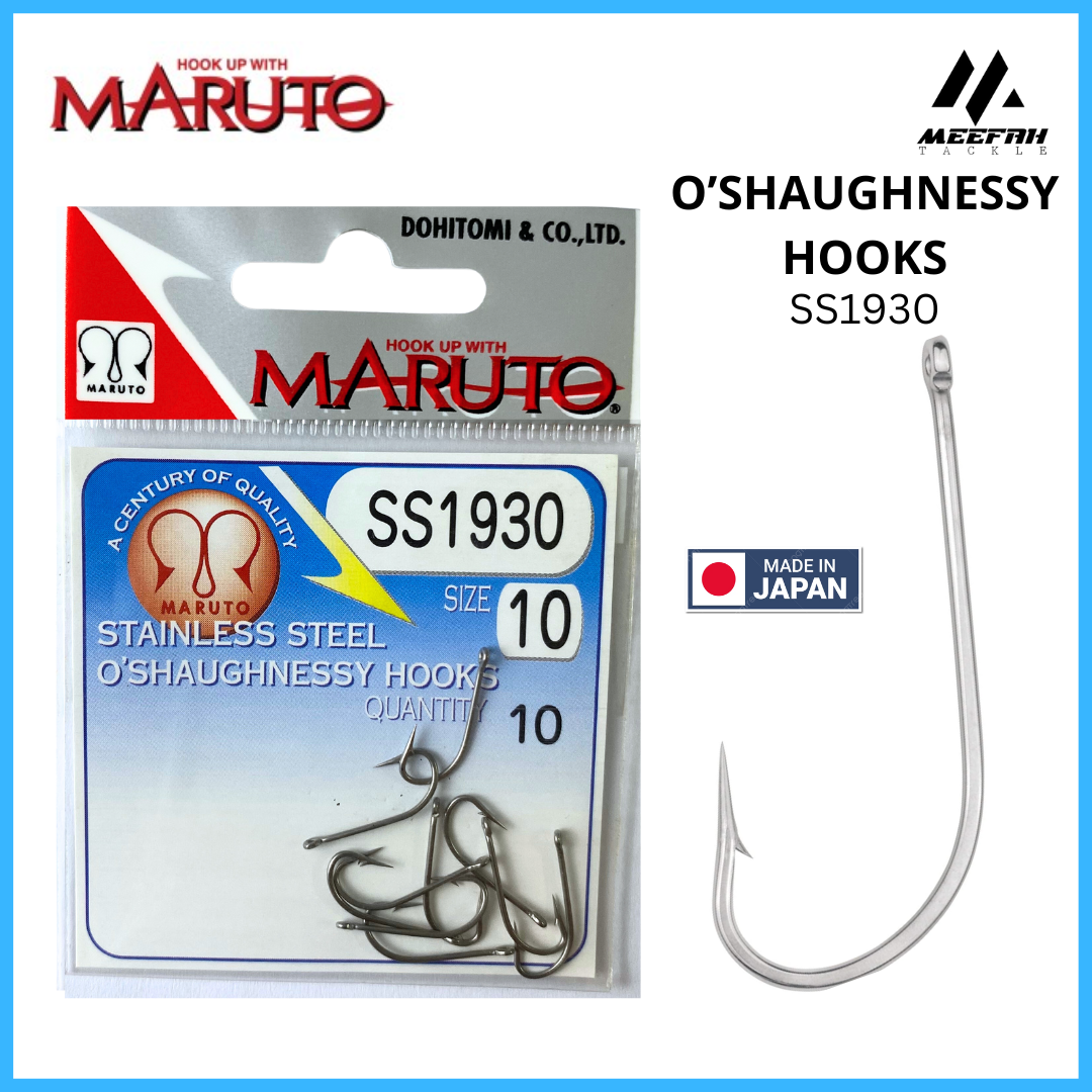 MARUTO JAPAN SS 1930 O'Shaughnessy Hook Fishing Hook Mata Kail