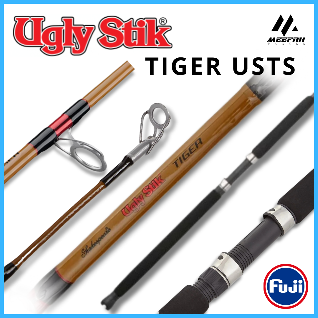 SHAKESPEARE UGLY STIK TIGER 🔥INCLUDE PVC🔥 - Fishing Spinning Rod Pancing