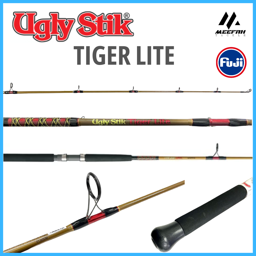 UGLY STIK TIGER LITE FISHING ROD 🔥 INCLUDE PVC 🔥 - Fishing Rod Joran  Pancing
