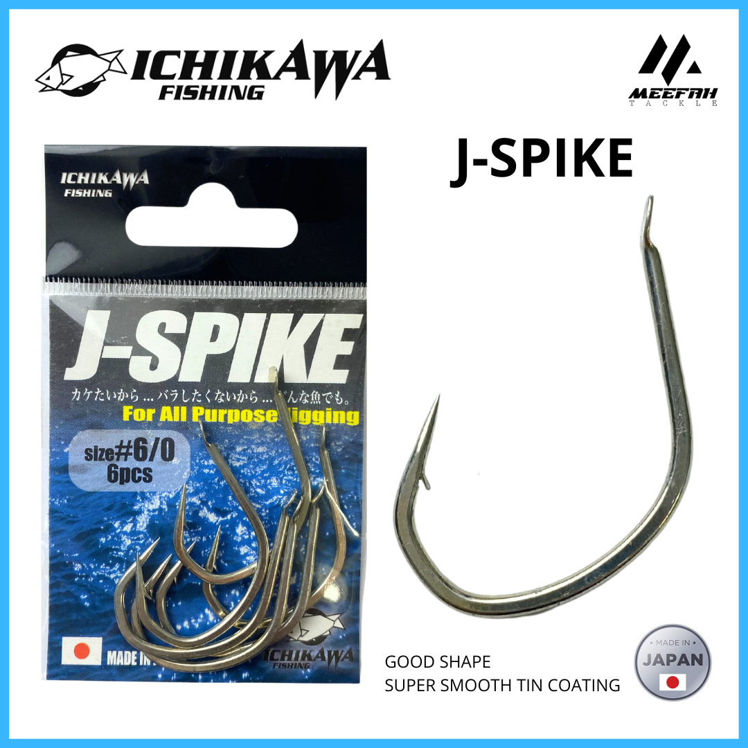ICHIKAWA J-SPIKE JIGGING HOOK - Jigging Fishing Hook Mata Kail