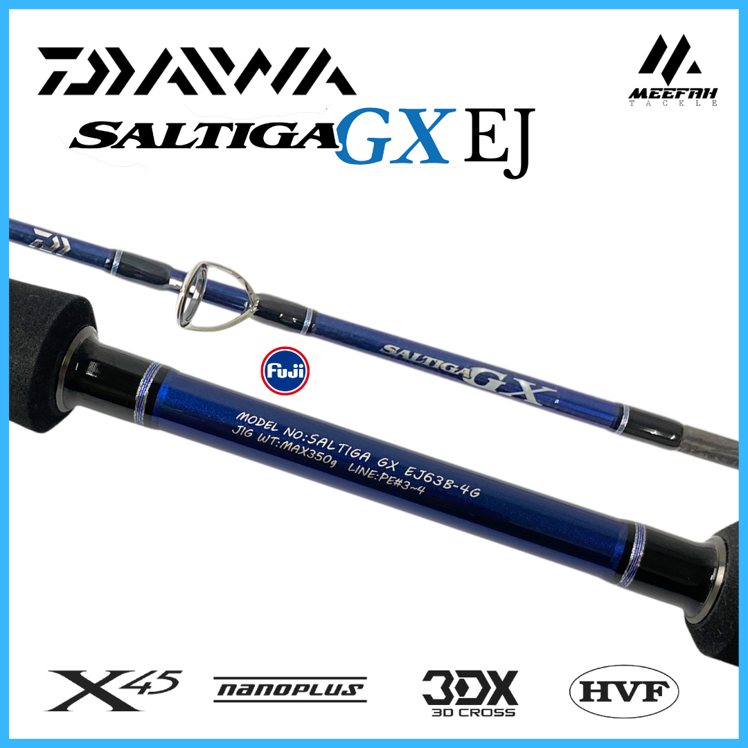 DAIWA 2023 SALTIGA GX JIGGING EJ 🔥 INCLUDE PVC + WARRANTY 🔥 - Fishing Rod  Joran Pancing