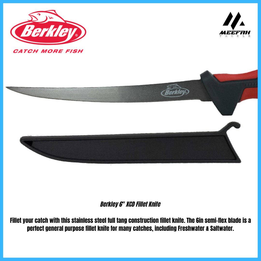 BERKLEY XCD FILLET KNIFE 6 - Fishing Accessories Pisau Pancing
