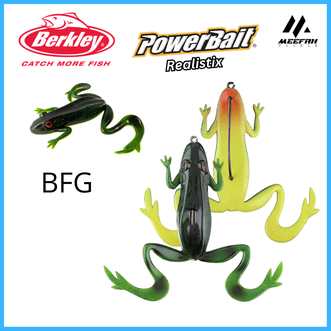 BERKLEY POWERBAIT REALISTIX KICKER FROG 10CM - Fishing Lure Soft Plastic  Gewang