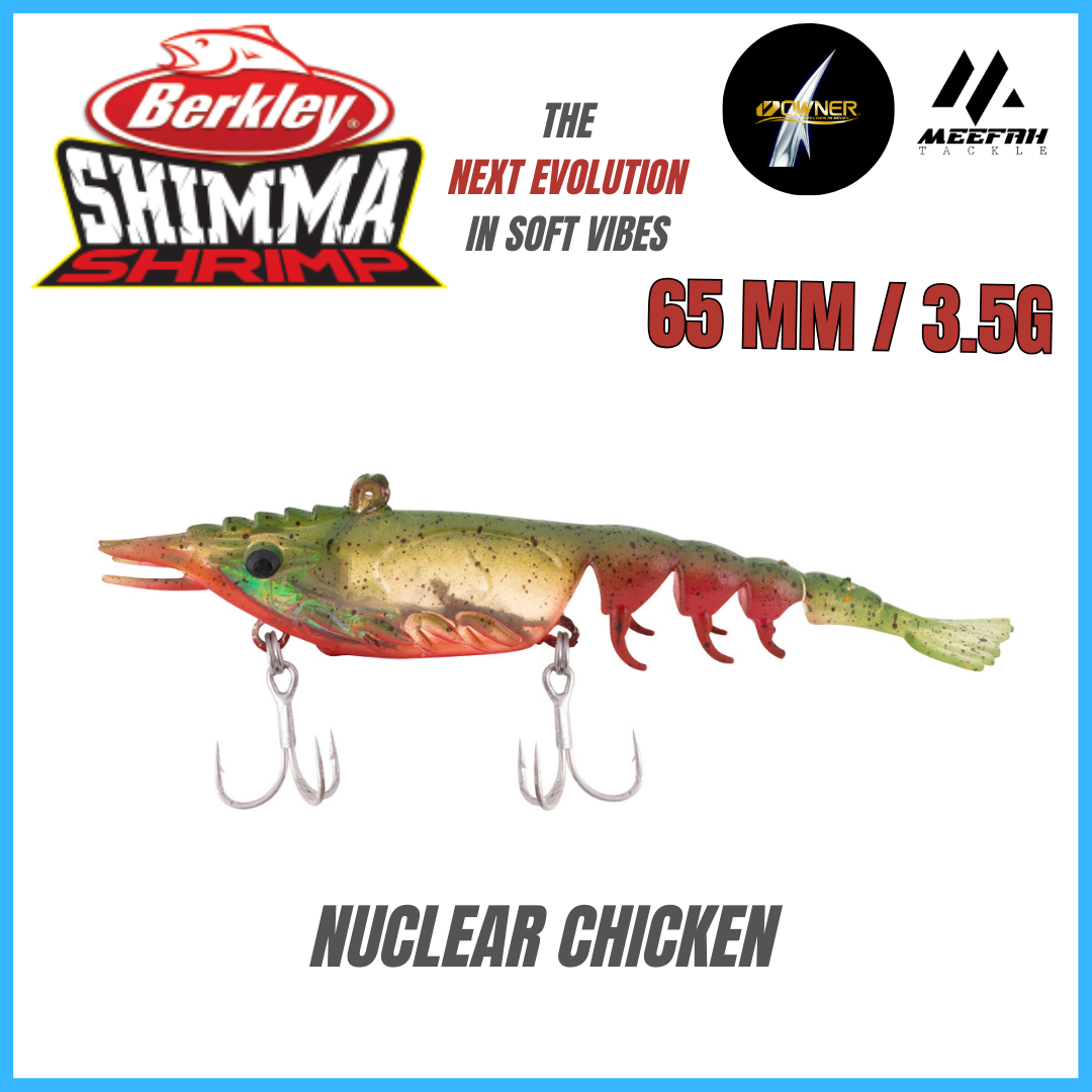 BERKLEY SHIMMA SHRIMP 65MM 3.5G - Fishing Lure Gewang Pancing – Meefah  Tackle