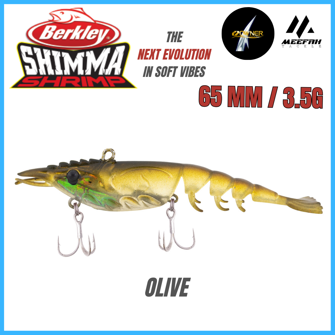 BERKLEY SHIMMA SHRIMP 65MM 3.5G - Fishing Lure Gewang Pancing