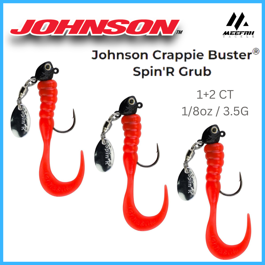 JOHNSON CRAPPIE BUSTER SPIN'R GRUB 3.5G - Fishing Lure Gewang Pancing
