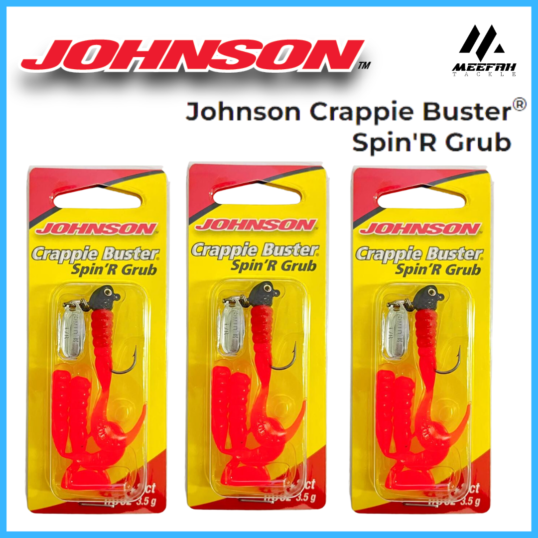 JOHNSON CRAPPIE BUSTER SPIN'R GRUB 3.5G - Fishing Lure Gewang Pancing