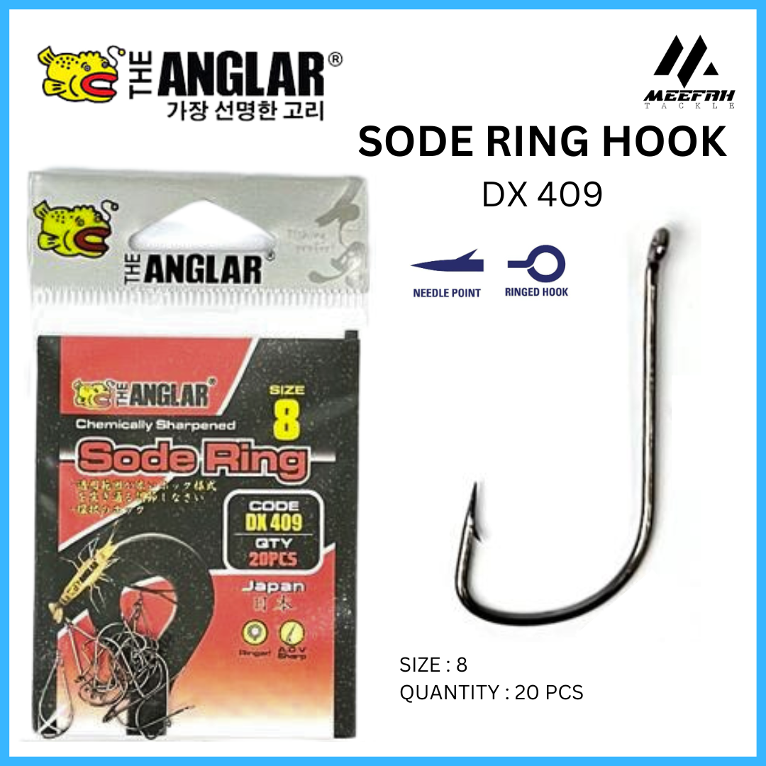 THE ANGLAR SODE RING HOOK PARWN HOOK DX 409 - Fishing Hook Mata Kail Udang  Pancing