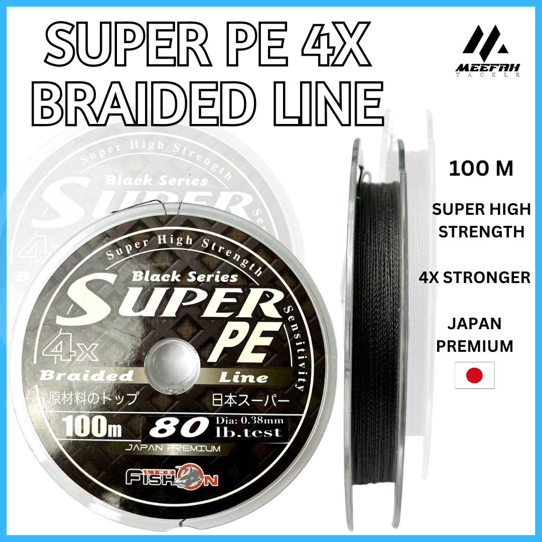 Strike 2 Tough Super 8 Braided Teflon 100% PE Fiber Size 4Lb To 50Lb  Fishing Braided Line / Tali Benang Pancing 8 Sulam