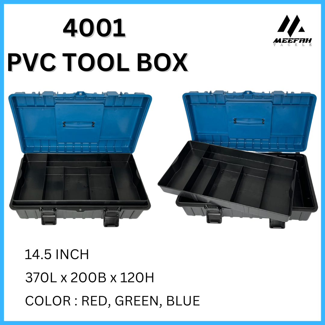 PVC TOOL BOX 4001 14.5 INCH - Fishing Tool Box – Meefah Tackle