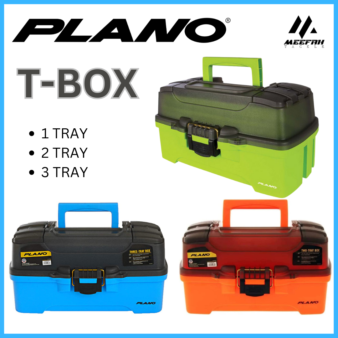 PLANO T BOX 1 TRAY 2 TRAY 3 TRAY - Fishing Tool Box Accessories