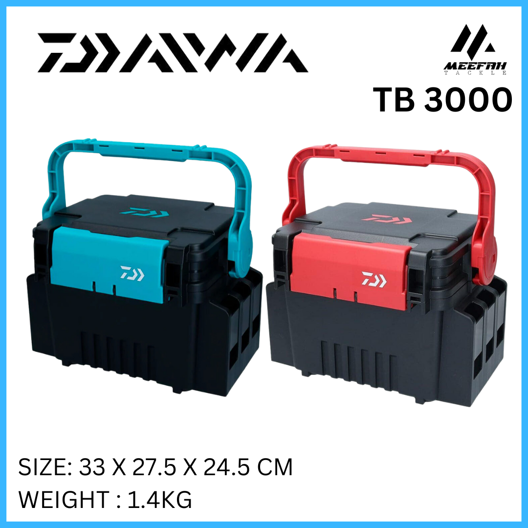 DAIWA Tackle Box TB 3000 / TB4000 / TB7000 / TB9000 - Fishing Tackle Box  Accessories – Meefah Tackle