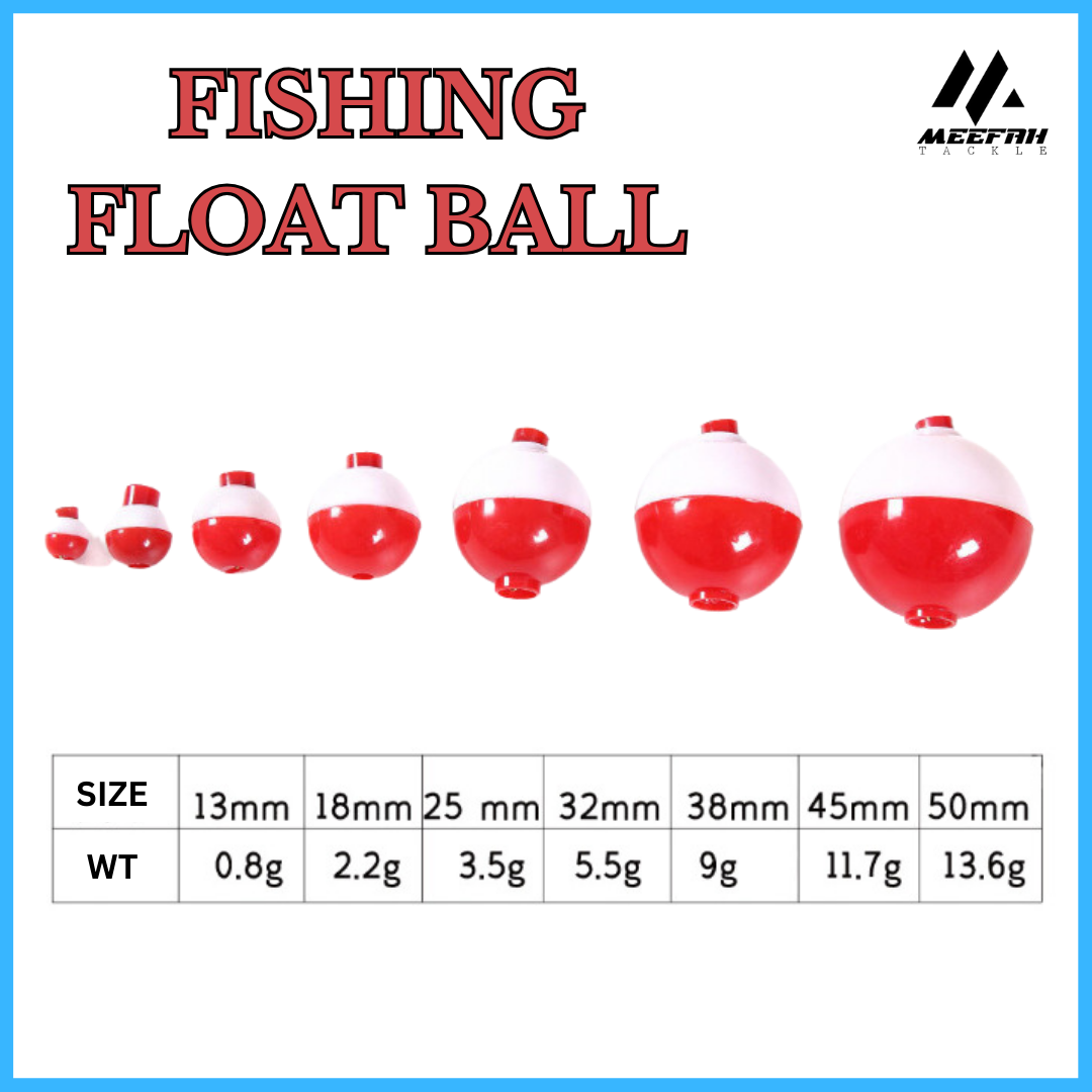 FISHING FLOAT BALL 18MM 25MM 32 MM ( 2 PCS ) - Fishing Accessories Float  Pelampung Pancing