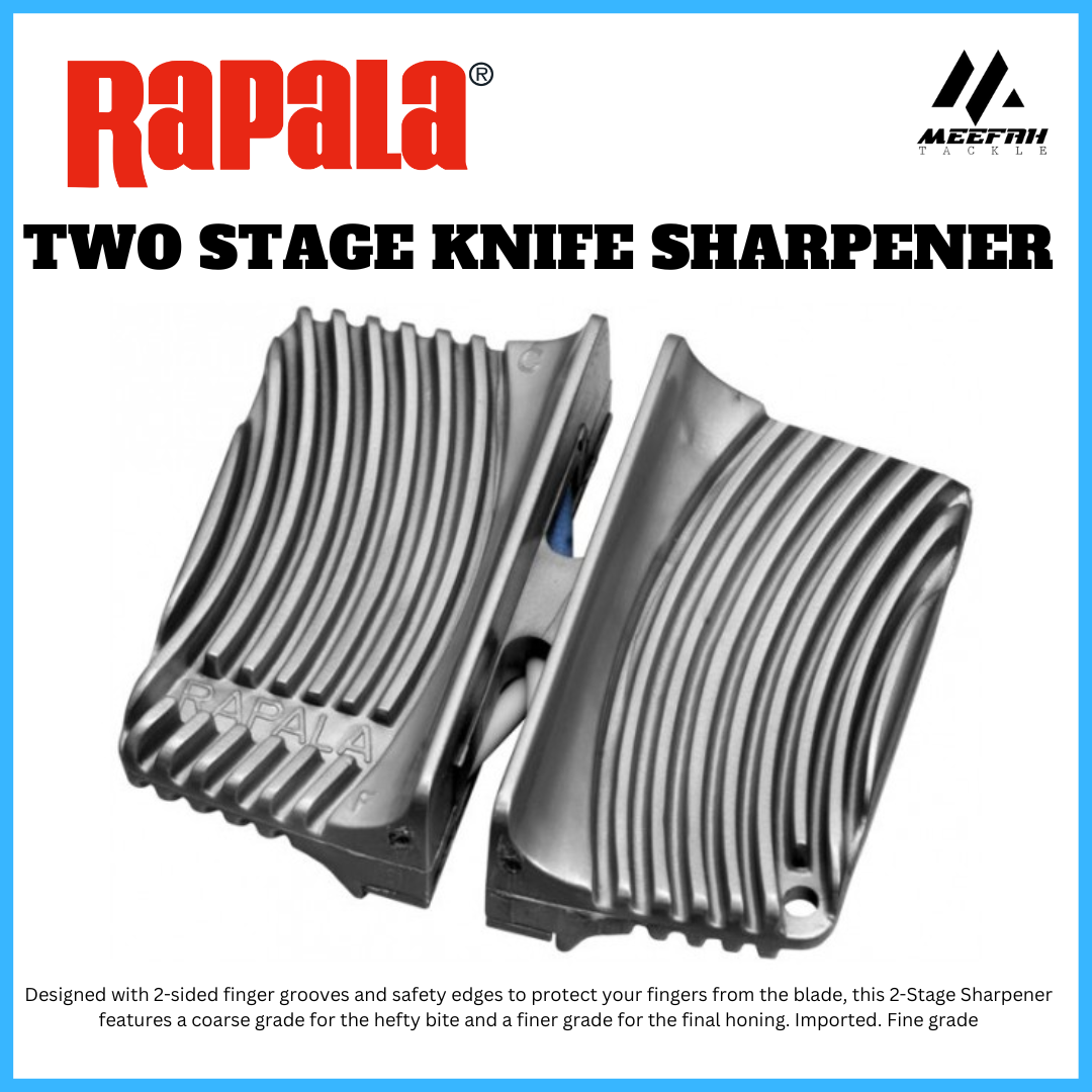 NEW RAPALA TWO STAGE KNIFE SHARPENER - Fishing Tools Accessories