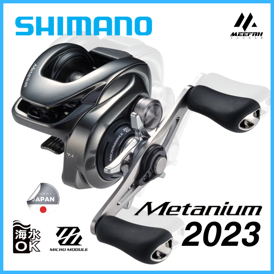 Shimano 2023 METANIUM MGL 🔥1 YEAR WARRANTY + TSHIRT🔥 - Baitcasting BC Fishing  Reel – Meefah Tackle