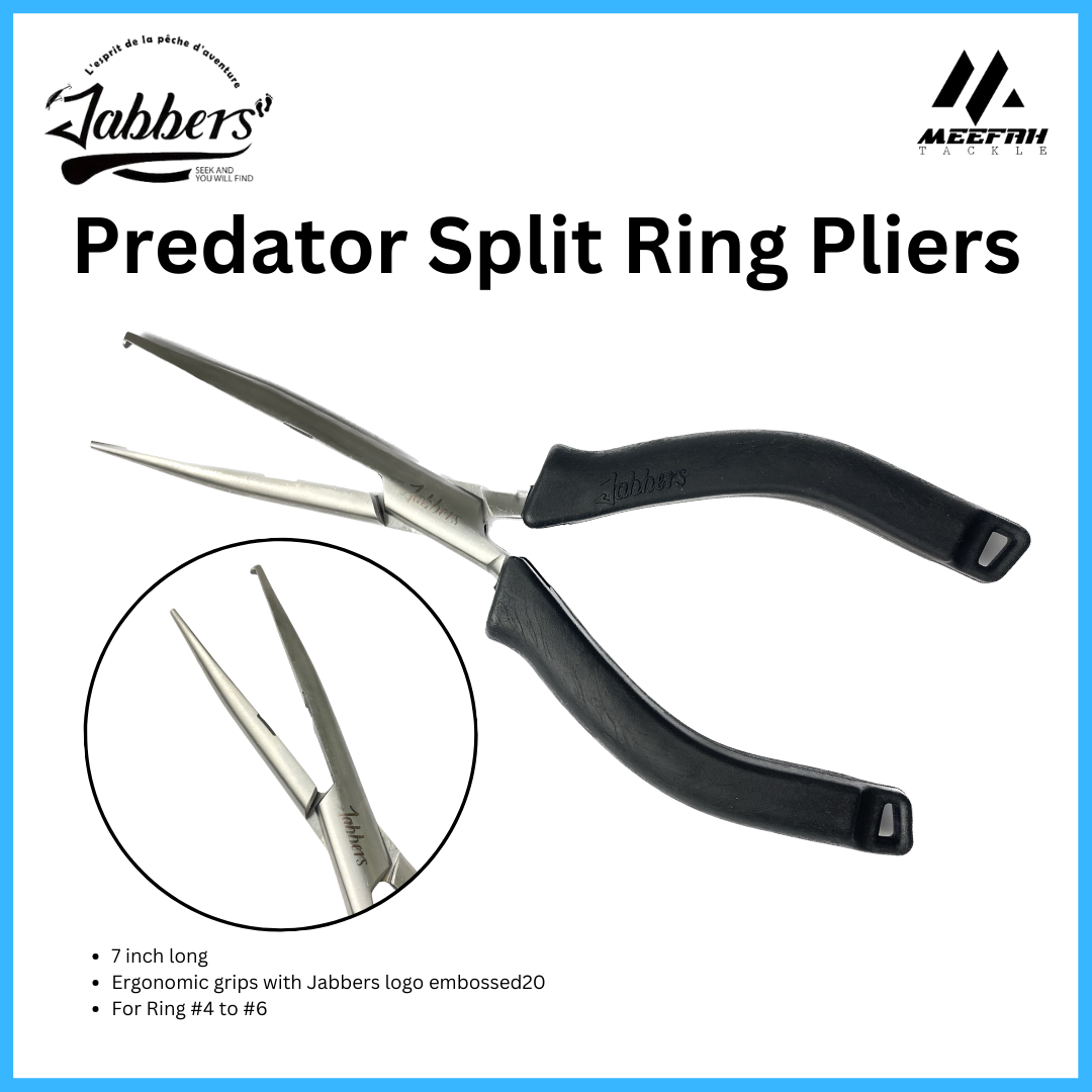 Jabbers Fidus Snake Charmer Plier Split Ring Plier - Fishing Plier Tools  Pancing – Meefah Tackle