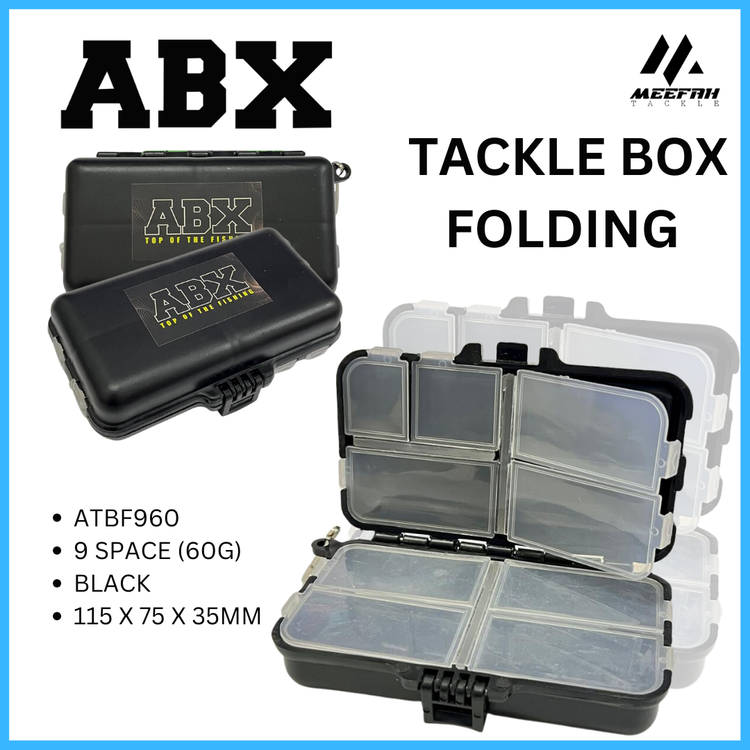 ABX TACKLE BOX 9 SPACE & 10 SPACE - Fishing Tackle Box Accessories